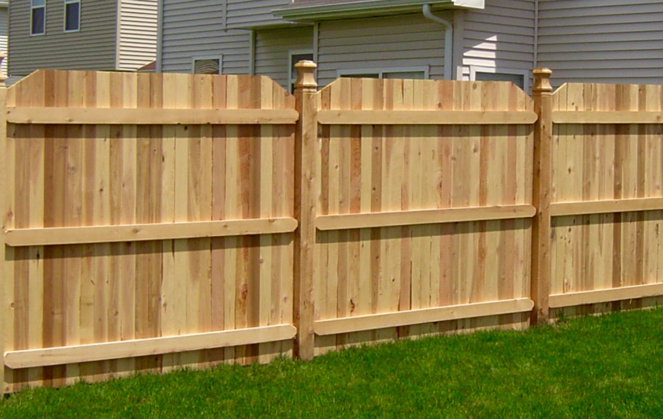 Cedar - Privacy - Cut - V-out - Williamsburg Posts