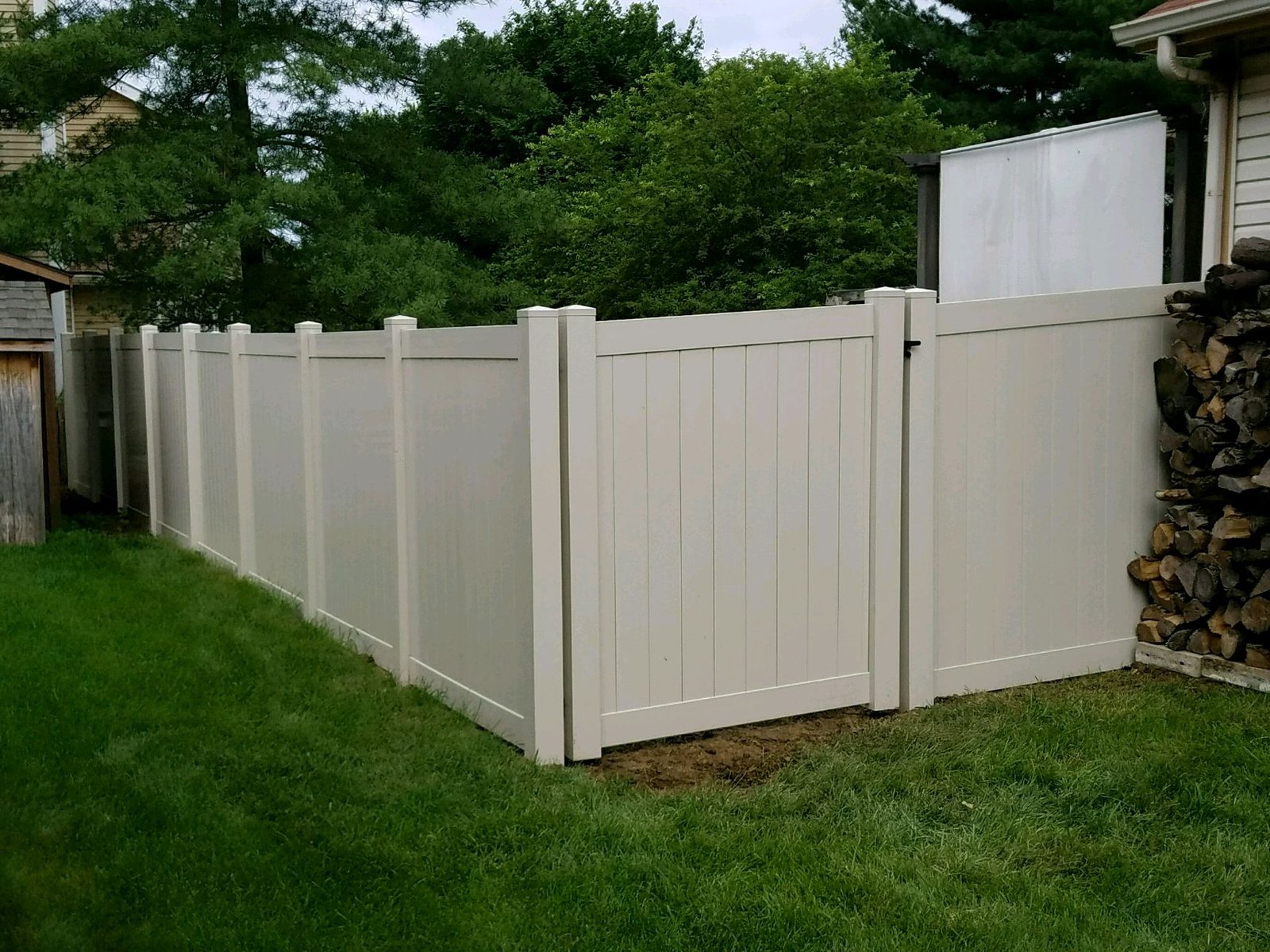 Vinyl - Privacy - Tan - External Fitted Cap(2)