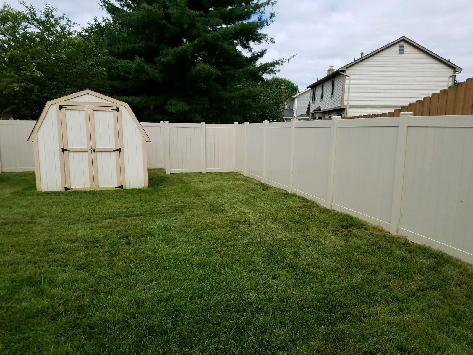 Vinyl - Privacy - Tan - External Fitted Cap(3)